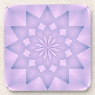 Dessous-de-verre Rosette rose et Lilac