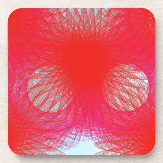 Dessous-de-verre rouge bricolage
