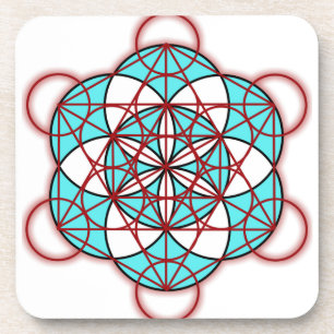 Dessous-de-verre Rouge de Metatron