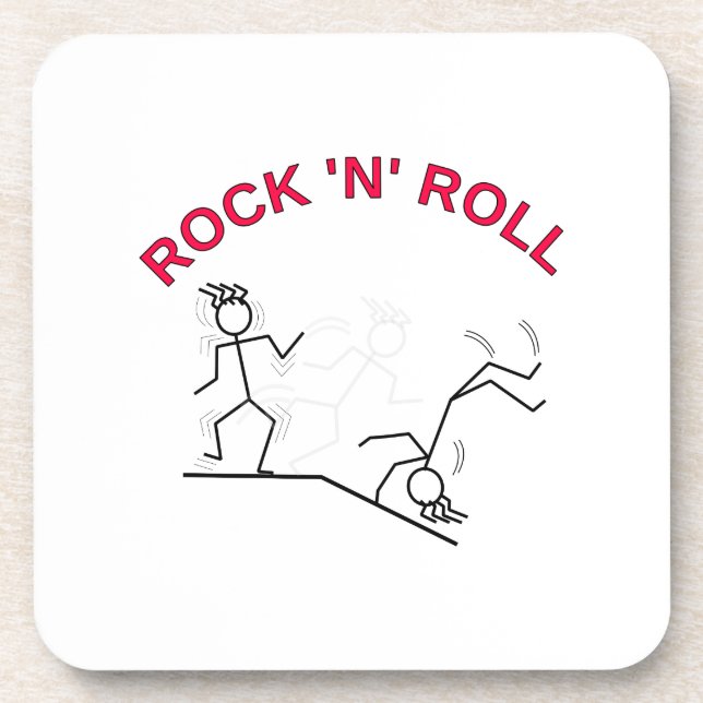 Dessous-de-verre Rouleau Rock 'N' (Devant)