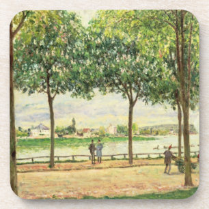 Dessous-de-verre Rue d'Alfred Sisley des chataîgners