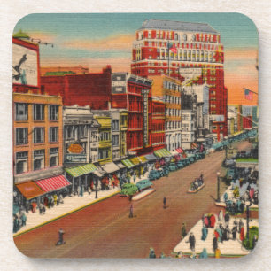 Dessous-de-verre Rue principale - Buffalo, cru de NY