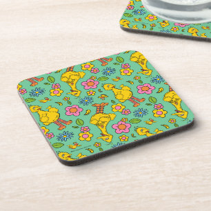 Dessous-de-verre Rue Sésame   Big Bird & Little Bird Motif