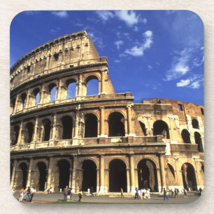 Dessous-de-verre Ruines célèbres du Colisée à Rome Italie
