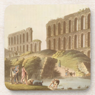 Dessous-de-verre Ruines de l'aqueduc grand de Carthage antique, p