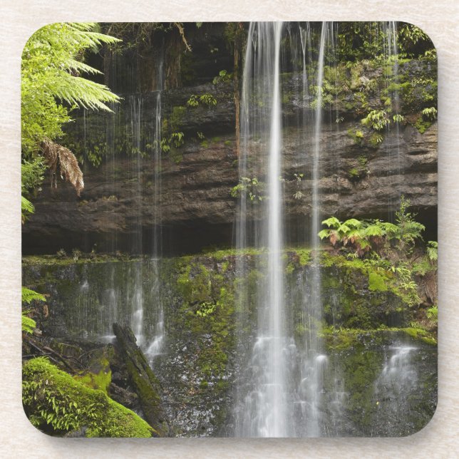 Dessous-de-verre Russell Falls, parc national Mount Field, (Devant)