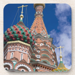 Dessous-de-verre Russie, Moscou, place Rouge. St. Basile 5