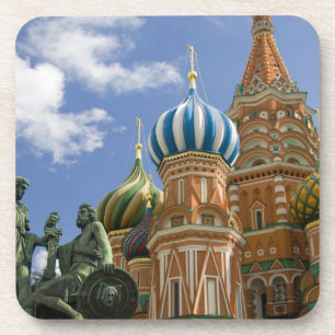 Dessous-de-verre Russie, Moscou, place Rouge. St. Basil's 3