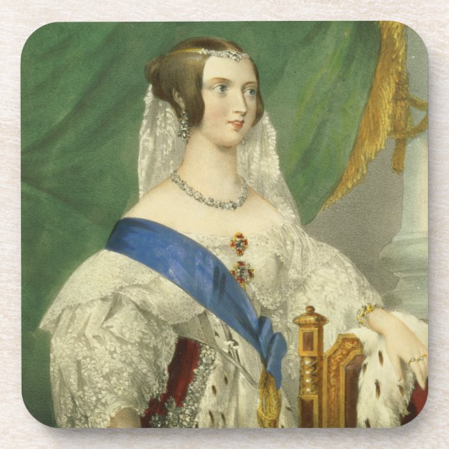 Dessous-de-verre Sa majesté plus aimable, la Reine Victoria (Devant)
