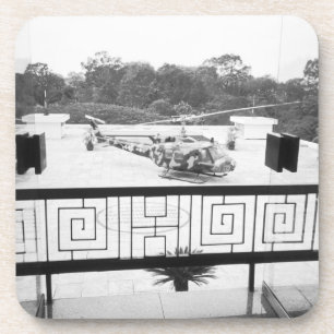 Dessous-de-verre Saigon HCMC Vietnam, hélicoptère Huey