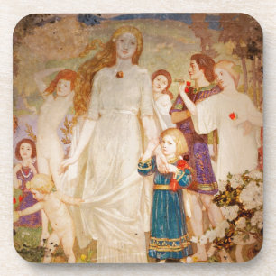 Dessous-de-verre Saint Brigid en tant qu'épouse