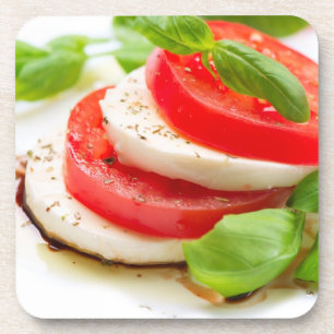 Dessous-de-verre Salade de Caprese. Tranches de tomate et de