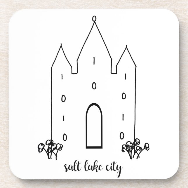 Dessous-de-verre salke city utatemple (Devant)