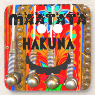 Dessous-de-verre Samba couleurs du carnaval Hakuna Matata blings.pn