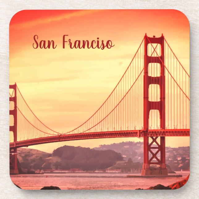 Dessous-de-verre San Francisco Californie (Devant)