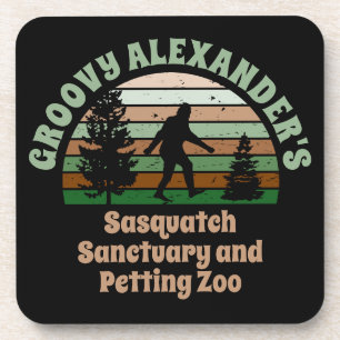 Dessous-de-verre Sanctuaire Funny Sasquatch Personnalisé