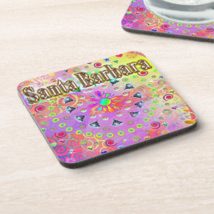 Dessous-de-verre Santa Barbara Lucky Golden Coaster