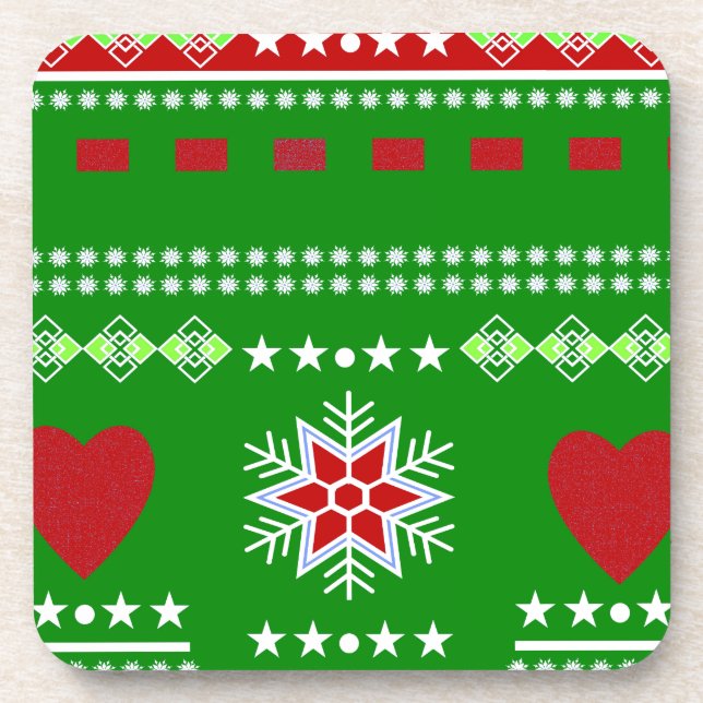 Dessous-de-verre Scène d'hiver scandinave (Devant)