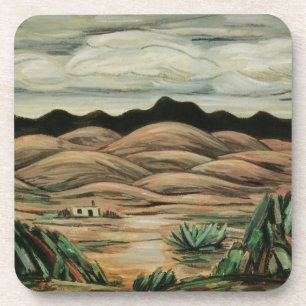 Dessous-de-verre Scène du désert par Marsden Hartley, Beaux-arts vi
