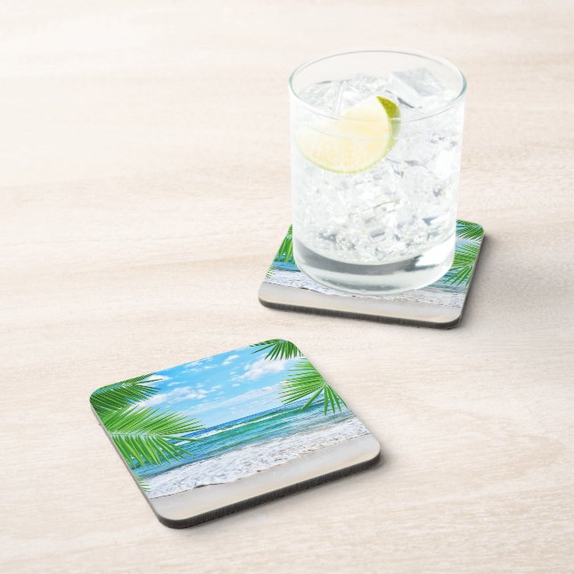 Dessous-de-verre Scène Océanique dessous de verre-Tropicale (Côté Droit)