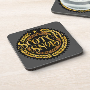 Dessous-de-verre Scotch Snob - drôle de buveur de whiskey