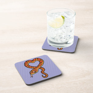 Dessous-de-verre Serpent de dessin animé