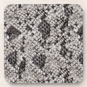 Dessous-de-verre Serpent noir et gris Skin.jpg