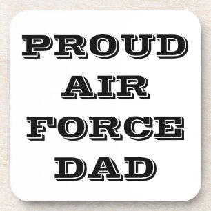 Dessous de verre Set Fiers Air Force Papa