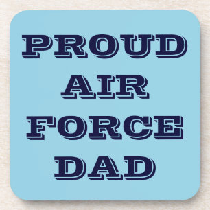Dessous de verre Set Fiers Air Force Papa