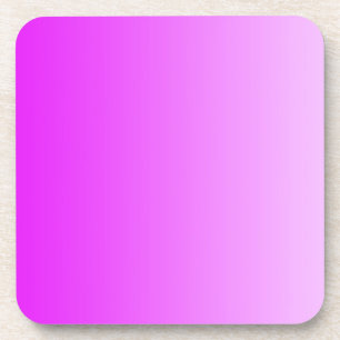 Dessous-de-verre SEULEMENT dégradés de COULEUR - rose néon