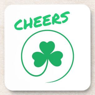 Dessous-de-verre Shamrock de Clover Jour de la Saint Patrick vert i