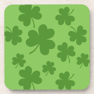 Dessous-de-verre Shamrock de la Saint Patrick Motif Clover