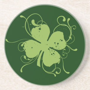 Dessous de verre Shamrock irlandais