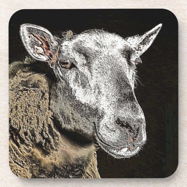 DESSOUS-DE-VERRE SHEEP (Devant)