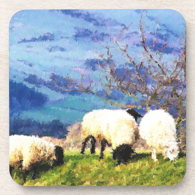 DESSOUS-DE-VERRE SHEEP (Devant)