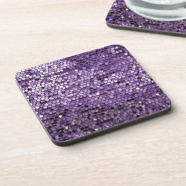 Dessous-de-verre Shine Shine Purple Star Ai art (Côté gauche)