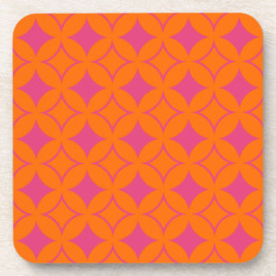 Dessous-de-verre Shippo rose et orange