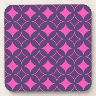 Dessous-de-verre shippo rose et violet