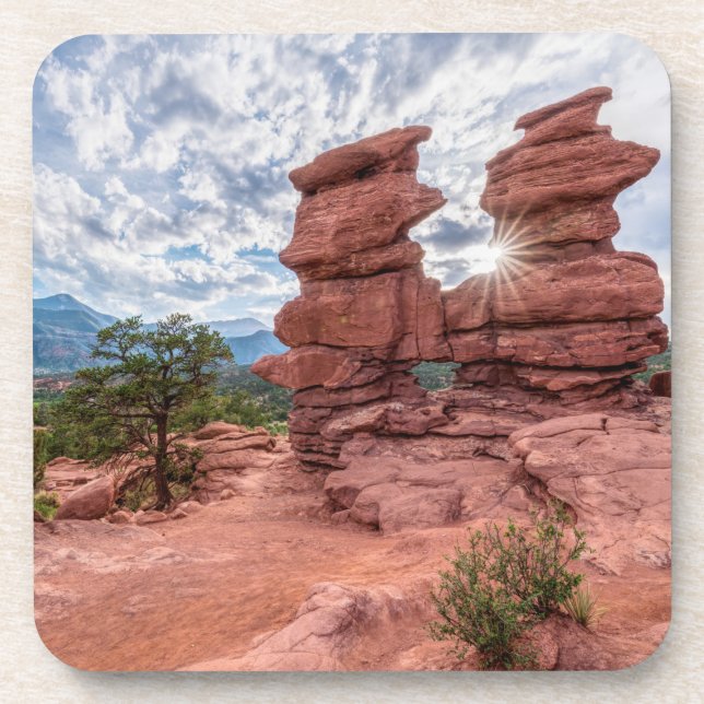 Dessous-de-verre Siamese Twins Colorado Sunburst (Devant)