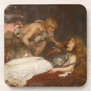 Dessous-de-verre Siegfried et Brunhilde par le maître d'hôtel de