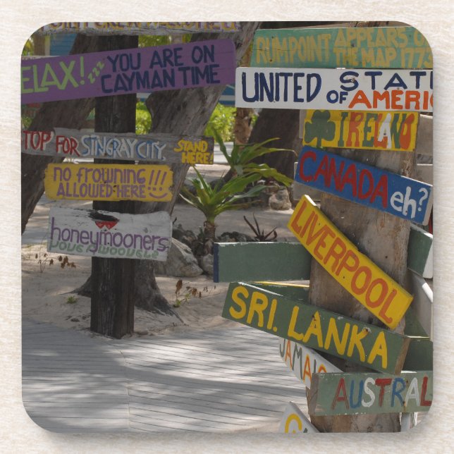 Dessous-de-verre Signal Point Rum Grand Cayman (Devant)