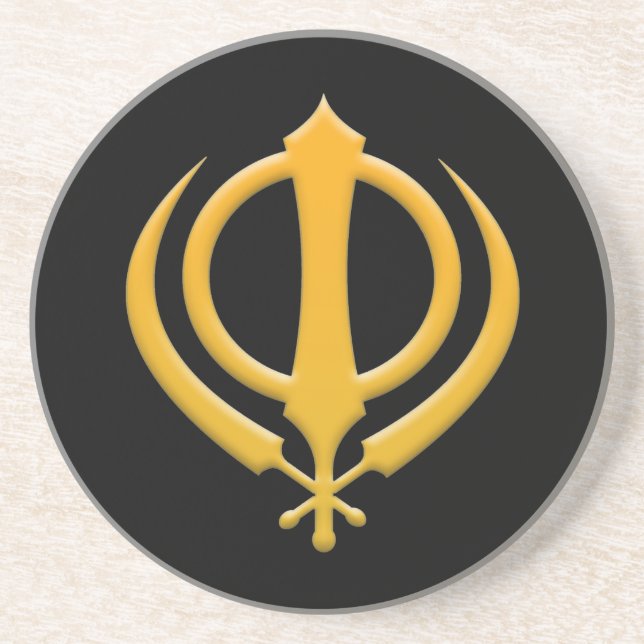 Dessous de verre Sikh Khanda (Devant)
