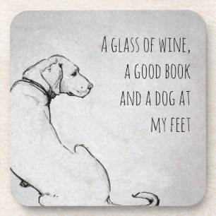 Dessous-de-verre Simple Labrador Chien Maman Citation Art