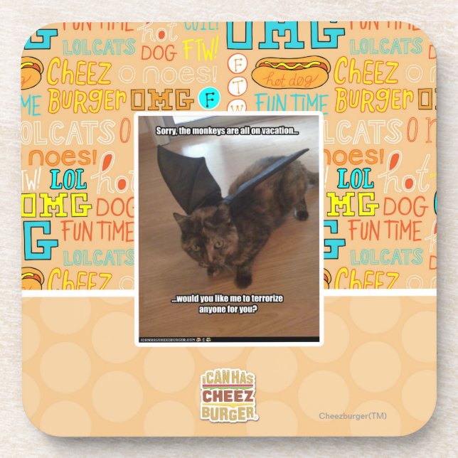 Dessous-de-verre Singes des vacances (Devant)