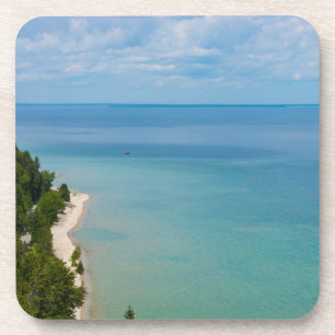 Dessous-de-verre Skyview de l'île Mackinac