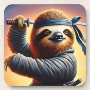 Dessous-de-verre Sloth Ninja