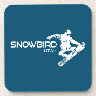Dessous-de-verre Snowbird Utah Snowboardeur