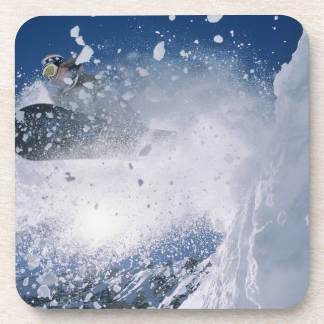 Dessous-de-verre Snowboard au Snowbird Resort, Wasatch (Devant)