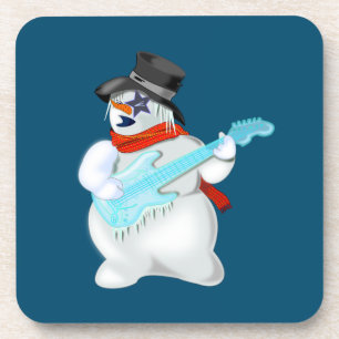 Dessous-de-verre Snowman Rock Beverage Coaster Couleurs personnalis