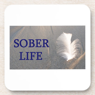 Dessous-de-verre Sober life Plume